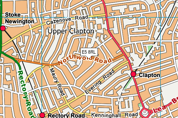 E5 8RL map - OS VectorMap District (Ordnance Survey) E5 8RL map - OS VectorMap District (Ordnance Survey)