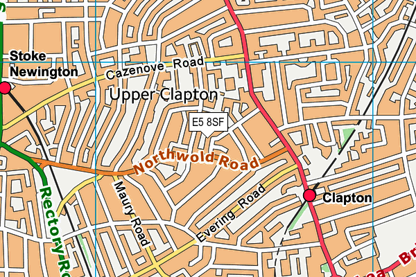 E5 8SF map - OS VectorMap District (Ordnance Survey) E5 8SF map - OS VectorMap District (Ordnance Survey)