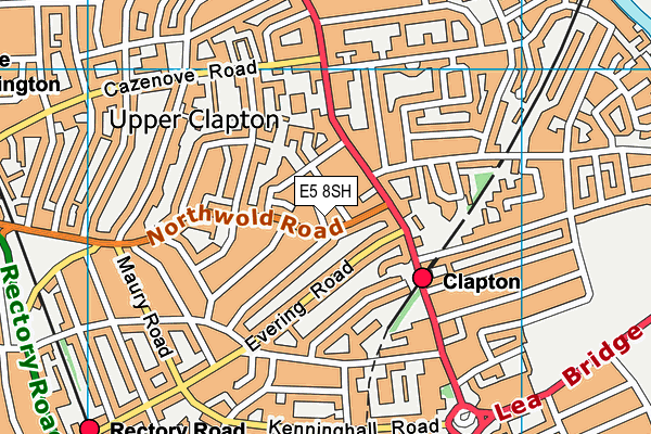 E5 8SH map - OS VectorMap District (Ordnance Survey) E5 8SH map - OS VectorMap District (Ordnance Survey)