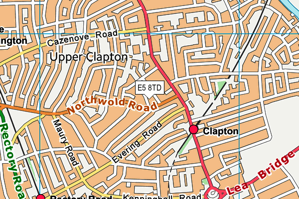 E5 8TD map - OS VectorMap District (Ordnance Survey) E5 8TD map - OS VectorMap District (Ordnance Survey)