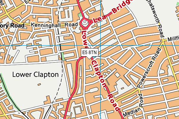 E5 8TN map - OS VectorMap District (Ordnance Survey) E5 8TN map - OS VectorMap District (Ordnance Survey)