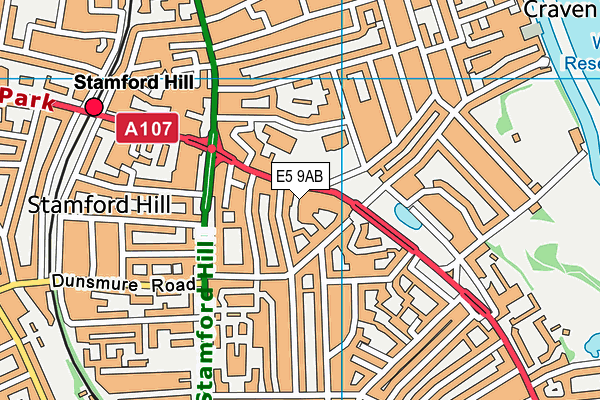 E5 9AB map - OS VectorMap District (Ordnance Survey) E5 9AB map - OS VectorMap District (Ordnance Survey)