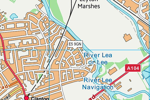 E5 9GN map - OS VectorMap District (Ordnance Survey) E5 9GN map - OS VectorMap District (Ordnance Survey)