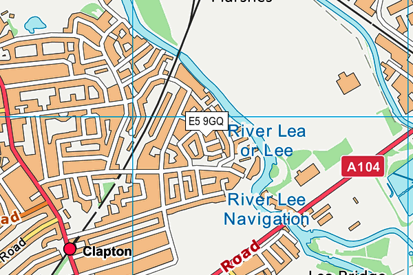 E5 9GQ map - OS VectorMap District (Ordnance Survey) E5 9GQ map - OS VectorMap District (Ordnance Survey)
