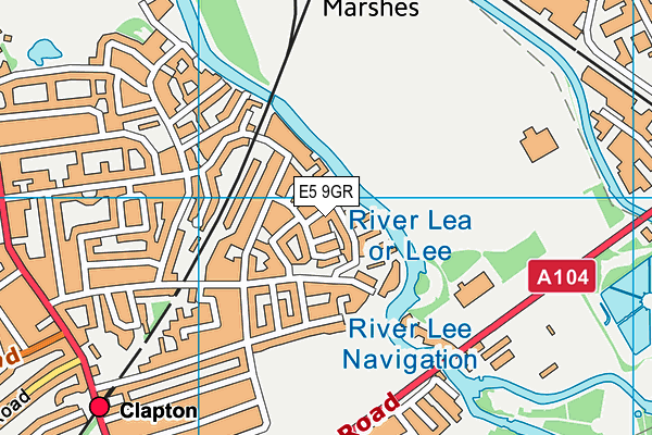 E5 9GR map - OS VectorMap District (Ordnance Survey) E5 9GR map - OS VectorMap District (Ordnance Survey)