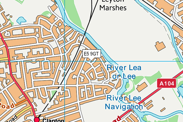 E5 9GT map - OS VectorMap District (Ordnance Survey) E5 9GT map - OS VectorMap District (Ordnance Survey)