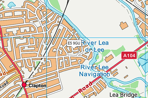 E5 9GU map - OS VectorMap District (Ordnance Survey) E5 9GU map - OS VectorMap District (Ordnance Survey)