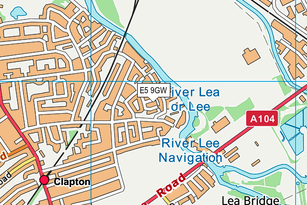 E5 9GW map - OS VectorMap District (Ordnance Survey) E5 9GW map - OS VectorMap District (Ordnance Survey)