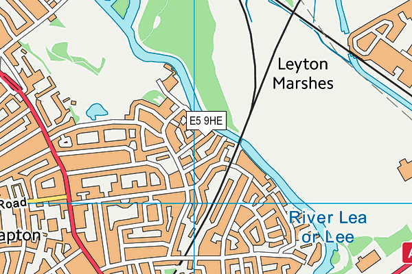 E5 9HE map - OS VectorMap District (Ordnance Survey) E5 9HE map - OS VectorMap District (Ordnance Survey)