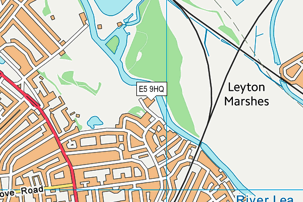 E5 9HQ map - OS VectorMap District (Ordnance Survey) E5 9HQ map - OS VectorMap District (Ordnance Survey)