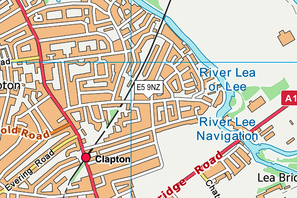 E5 9NZ map - OS VectorMap District (Ordnance Survey) E5 9NZ map - OS VectorMap District (Ordnance Survey)