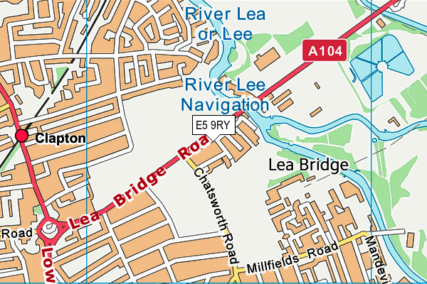 E5 9RY map - OS VectorMap District (Ordnance Survey) E5 9RY map - OS VectorMap District (Ordnance Survey)