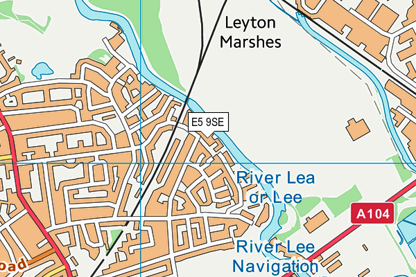 E5 9SE map - OS VectorMap District (Ordnance Survey) E5 9SE map - OS VectorMap District (Ordnance Survey)
