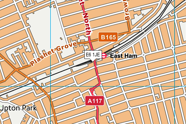 E6 1JE map - OS VectorMap District (Ordnance Survey) E6 1JE map - OS VectorMap District (Ordnance Survey)