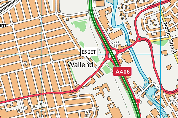 E6 2ET map - OS VectorMap District (Ordnance Survey) E6 2ET map - OS VectorMap District (Ordnance Survey)