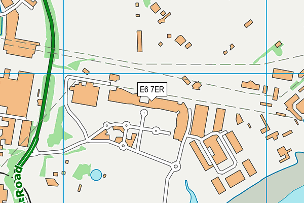 E6 7ER map - OS VectorMap District (Ordnance Survey) E6 7ER map - OS VectorMap District (Ordnance Survey)