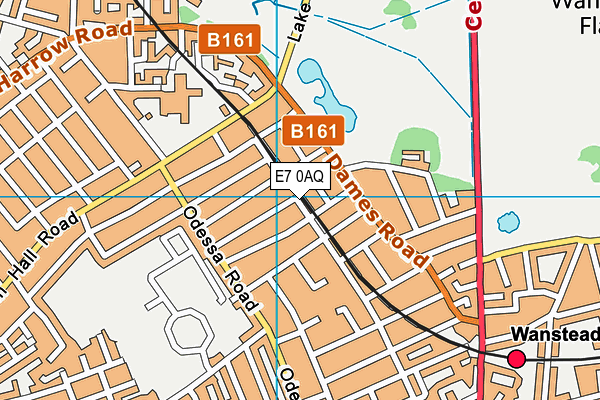 E7 0AQ map - OS VectorMap District (Ordnance Survey) E7 0AQ map - OS VectorMap District (Ordnance Survey)