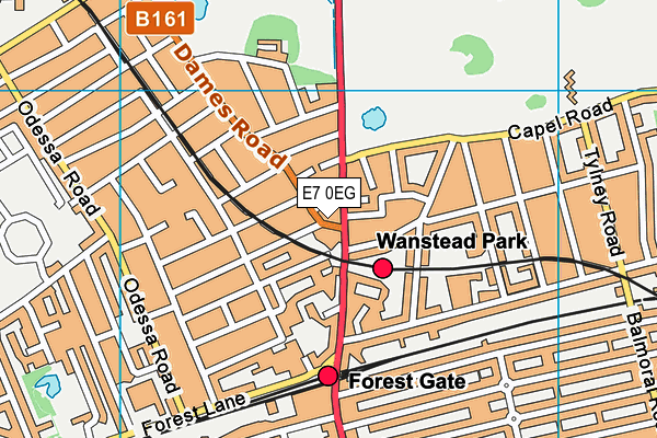 E7 0EG map - OS VectorMap District (Ordnance Survey) E7 0EG map - OS VectorMap District (Ordnance Survey)