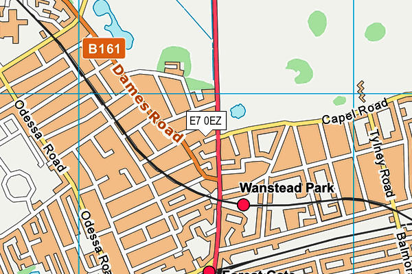 E7 0EZ map - OS VectorMap District (Ordnance Survey) E7 0EZ map - OS VectorMap District (Ordnance Survey)