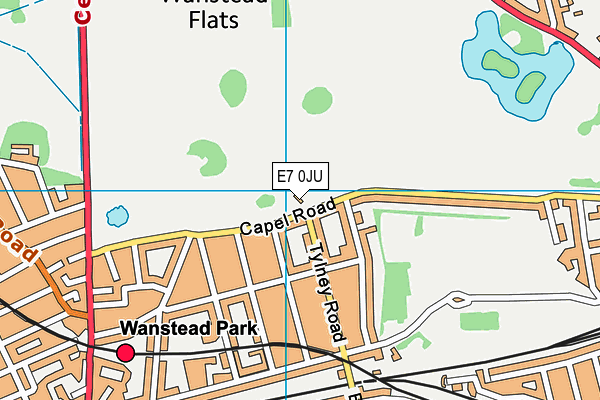 E7 0JU map - OS VectorMap District (Ordnance Survey) E7 0JU map - OS VectorMap District (Ordnance Survey)