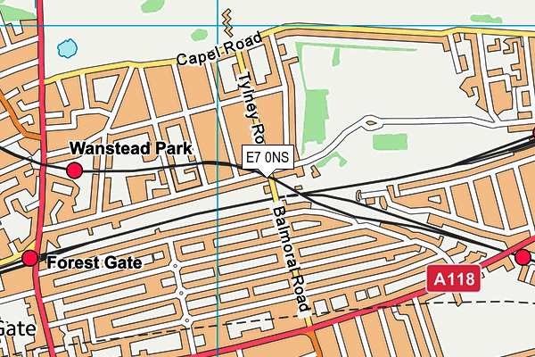 E7 0NS map - OS VectorMap District (Ordnance Survey) E7 0NS map - OS VectorMap District (Ordnance Survey)