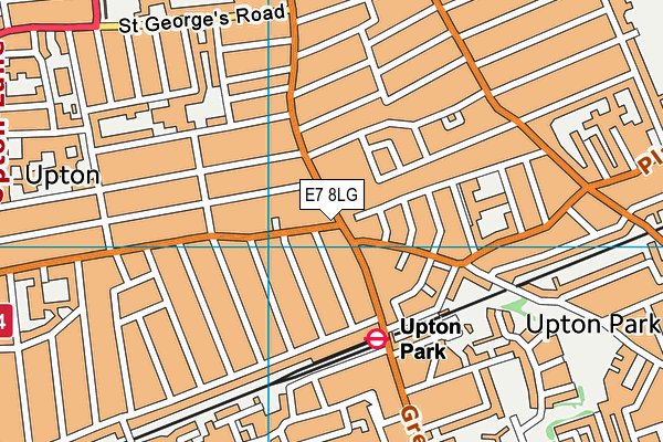 E7 8LG map - OS VectorMap District (Ordnance Survey) E7 8LG map - OS VectorMap District (Ordnance Survey)