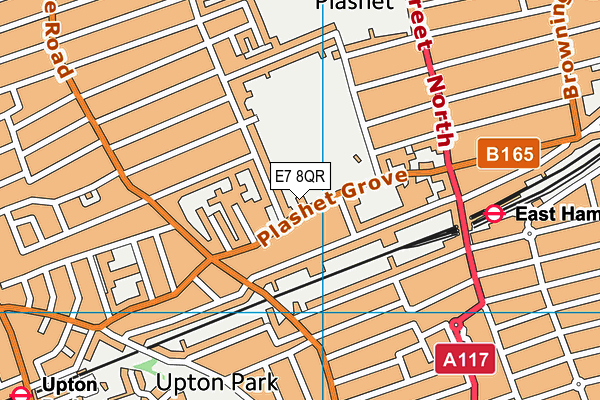 E7 8QR map - OS VectorMap District (Ordnance Survey) E7 8QR map - OS VectorMap District (Ordnance Survey)