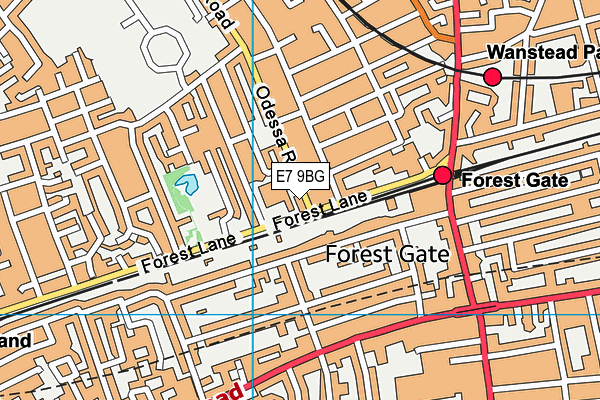 E7 9BG map - OS VectorMap District (Ordnance Survey) E7 9BG map - OS VectorMap District (Ordnance Survey)