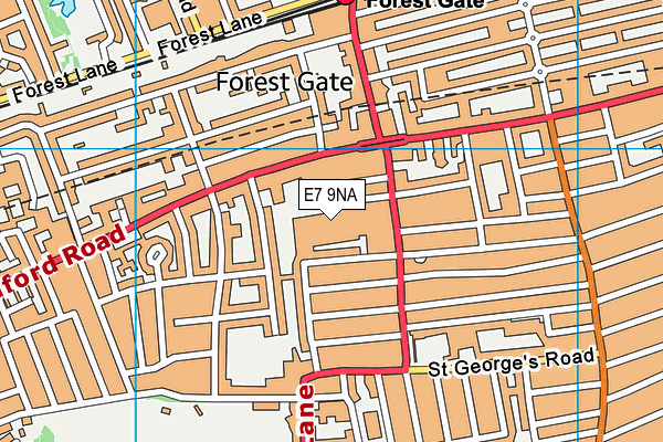 E7 9NA map - OS VectorMap District (Ordnance Survey) E7 9NA map - OS VectorMap District (Ordnance Survey)