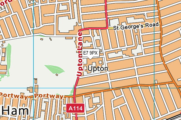 E7 9PX map - OS VectorMap District (Ordnance Survey) E7 9PX map - OS VectorMap District (Ordnance Survey)