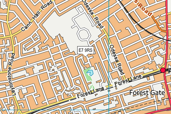 E7 9RS map - OS VectorMap District (Ordnance Survey) E7 9RS map - OS VectorMap District (Ordnance Survey)