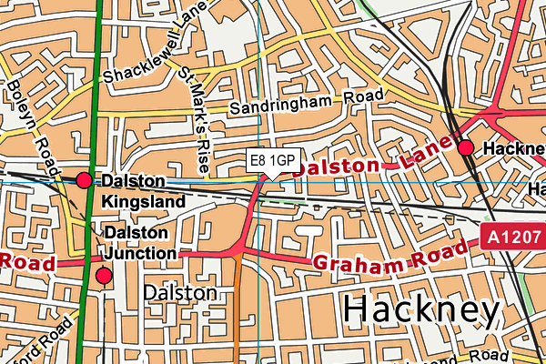 E8 1GP map - OS VectorMap District (Ordnance Survey) E8 1GP map - OS VectorMap District (Ordnance Survey)