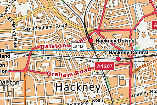 E8 1LF map - OS VectorMap District (Ordnance Survey) E8 1LF map - OS VectorMap District (Ordnance Survey)