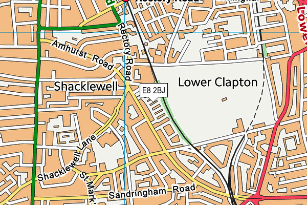 E8 2BJ map - OS VectorMap District (Ordnance Survey) E8 2BJ map - OS VectorMap District (Ordnance Survey)