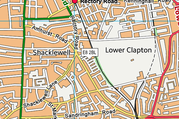 E8 2BL map - OS VectorMap District (Ordnance Survey) E8 2BL map - OS VectorMap District (Ordnance Survey)