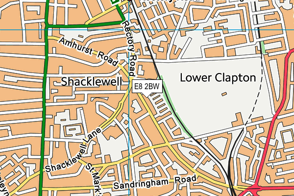 E8 2BW map - OS VectorMap District (Ordnance Survey) E8 2BW map - OS VectorMap District (Ordnance Survey)
