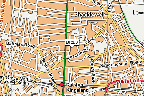 E8 2DD map - OS VectorMap District (Ordnance Survey) E8 2DD map - OS VectorMap District (Ordnance Survey)