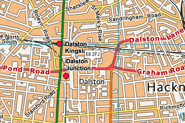E8 2FJ map - OS VectorMap District (Ordnance Survey) E8 2FJ map - OS VectorMap District (Ordnance Survey)