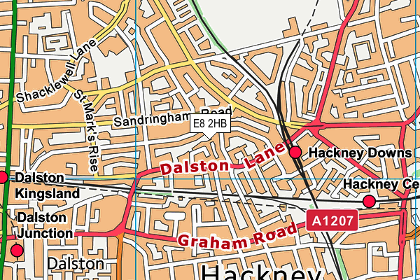 E8 2HB map - OS VectorMap District (Ordnance Survey) E8 2HB map - OS VectorMap District (Ordnance Survey)