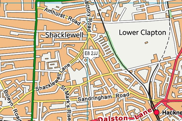 E8 2JJ map - OS VectorMap District (Ordnance Survey) E8 2JJ map - OS VectorMap District (Ordnance Survey)