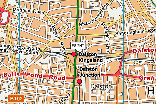E8 2NT map - OS VectorMap District (Ordnance Survey) E8 2NT map - OS VectorMap District (Ordnance Survey)