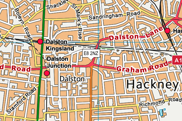 E8 2NZ map - OS VectorMap District (Ordnance Survey) E8 2NZ map - OS VectorMap District (Ordnance Survey)