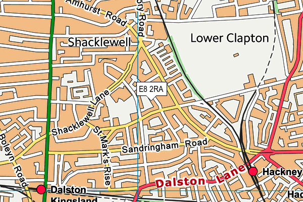 E8 2RA map - OS VectorMap District (Ordnance Survey) E8 2RA map - OS VectorMap District (Ordnance Survey)