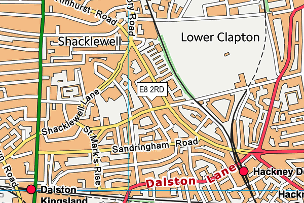 E8 2RD map - OS VectorMap District (Ordnance Survey) E8 2RD map - OS VectorMap District (Ordnance Survey)