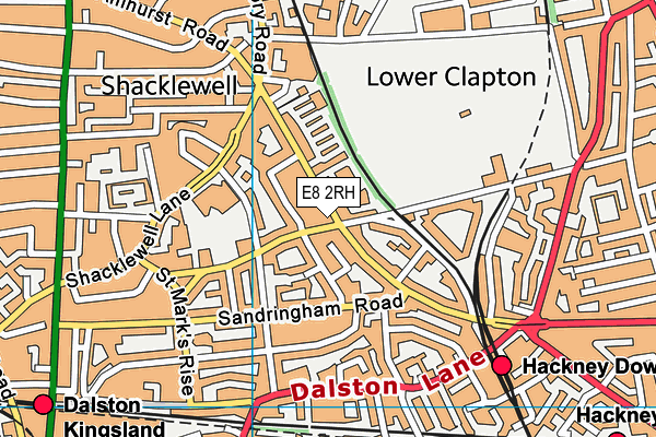 E8 2RH map - OS VectorMap District (Ordnance Survey) E8 2RH map - OS VectorMap District (Ordnance Survey)