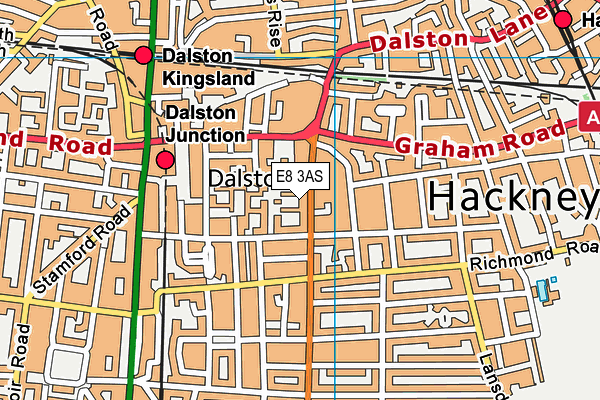 E8 3AS map - OS VectorMap District (Ordnance Survey) E8 3AS map - OS VectorMap District (Ordnance Survey)