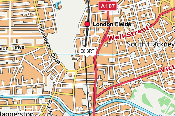 E8 3RT map - OS VectorMap District (Ordnance Survey) E8 3RT map - OS VectorMap District (Ordnance Survey)