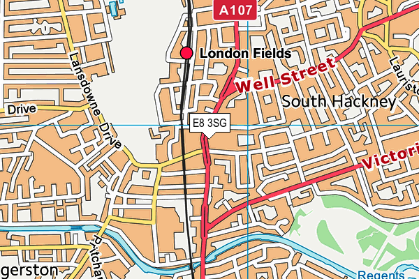 E8 3SG map - OS VectorMap District (Ordnance Survey) E8 3SG map - OS VectorMap District (Ordnance Survey)