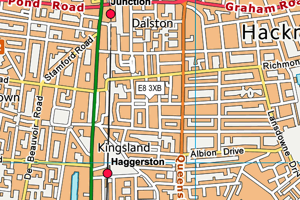 E8 3XB map - OS VectorMap District (Ordnance Survey) E8 3XB map - OS VectorMap District (Ordnance Survey)