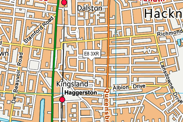 E8 3XR map - OS VectorMap District (Ordnance Survey) E8 3XR map - OS VectorMap District (Ordnance Survey)